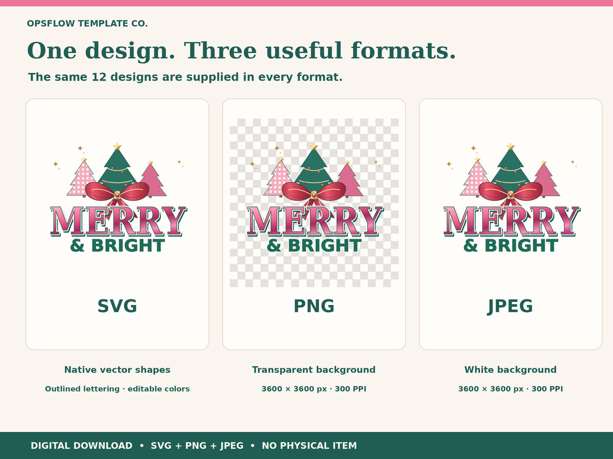 Actual same design as native SVG, transparent PNG and white-background JPEG;3600 pixels at300 PPI.