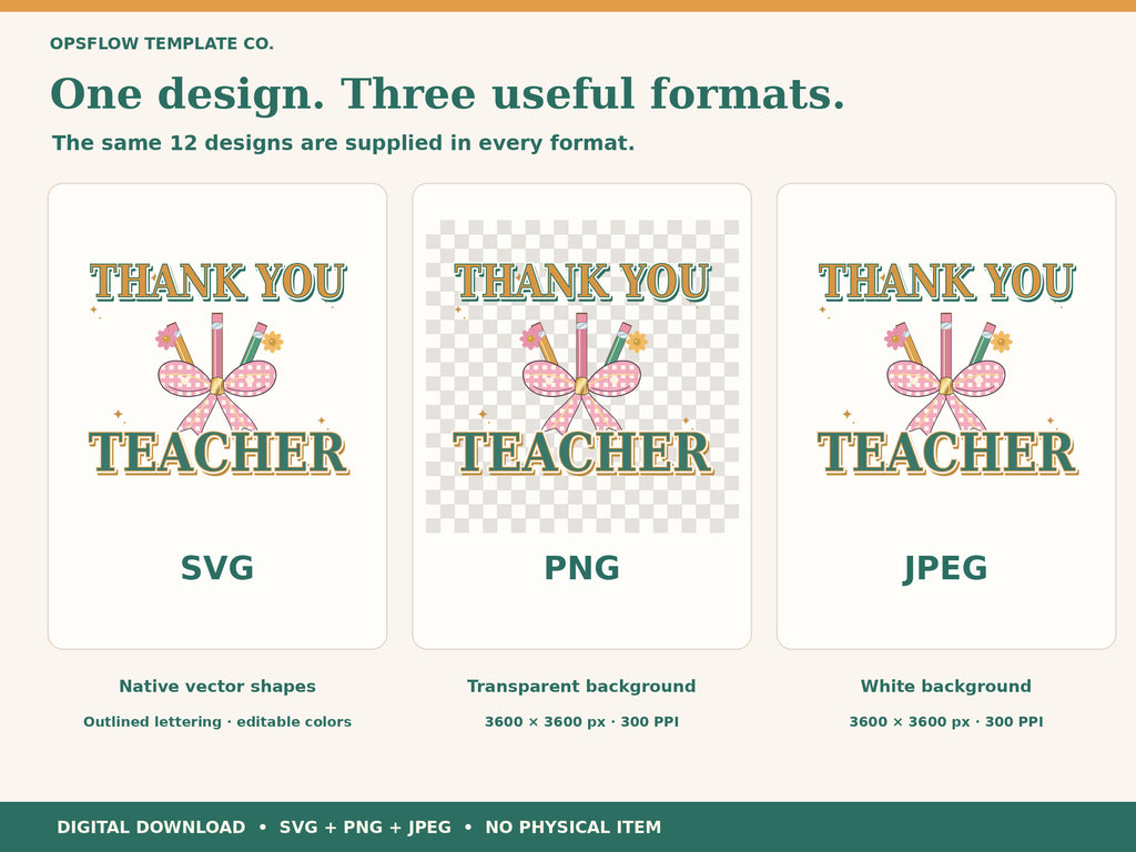 Actual same design as native SVG, transparent PNG and white-background JPEG;3600 pixels at300 PPI.