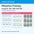 OA OW OE Cover — included Phonics Frenzy printable game preview