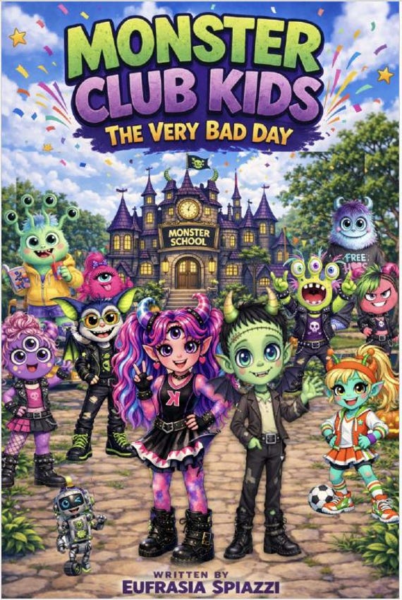 Monster Club Kids: The Very Bad Day Junior Chapter Book, Monster School Story