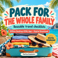 Packing List App for Families, Reusable Travel Kits, Offline HTML Download for Desktop
