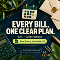Bill Calendar & Subscription Tracker
