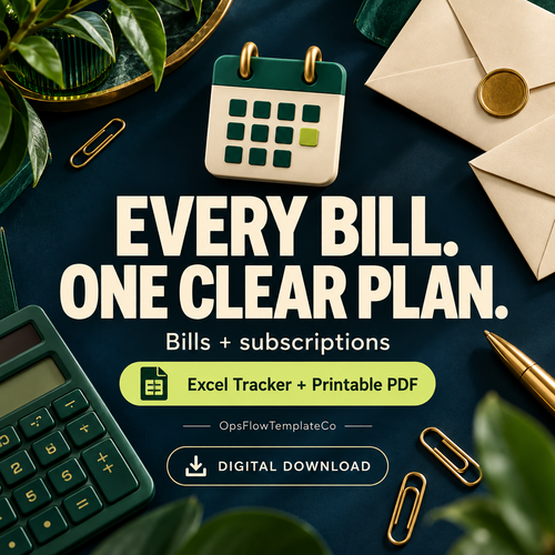 Bill Calendar & Subscription Tracker
