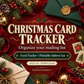 Christmas Card Mailing Tracker Spreadsheet & Printable Address List