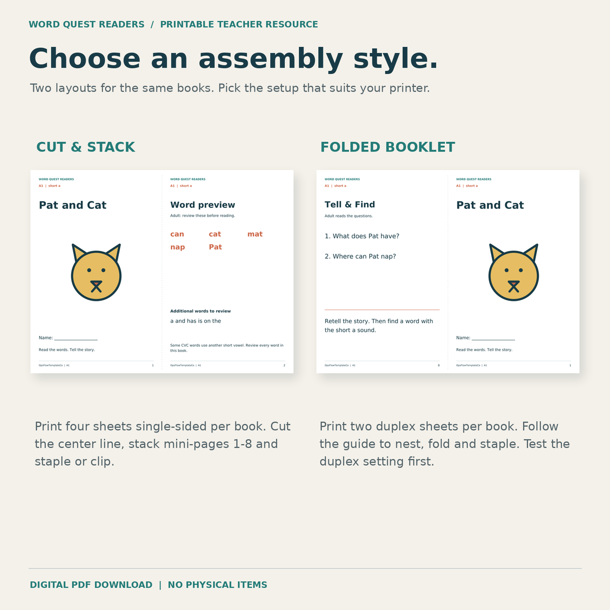 Actual product preview Print And Assemble.